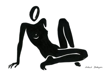 Quadro Black Figure 3 - Obrah | Quadros e Posters para Transformar a Parede