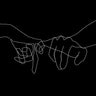 Quadro Black Pinky Swear - Obrah | Quadros e Posters para Transformar a Parede