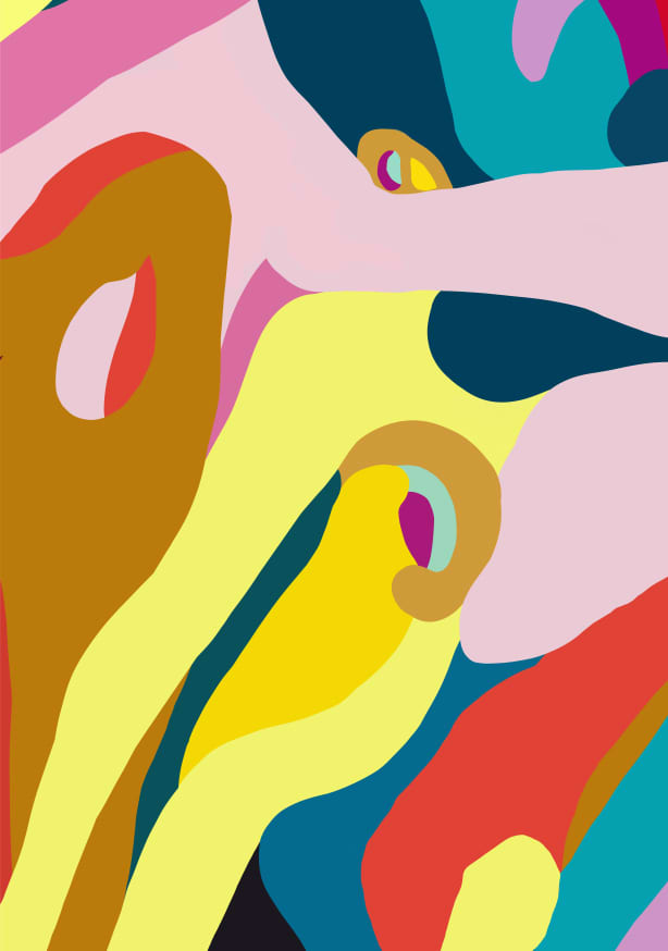 Quadro Block Colours no 1