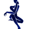 Quadro Blue Figure 2 - Obrah | Quadros e Posters para Transformar a Parede