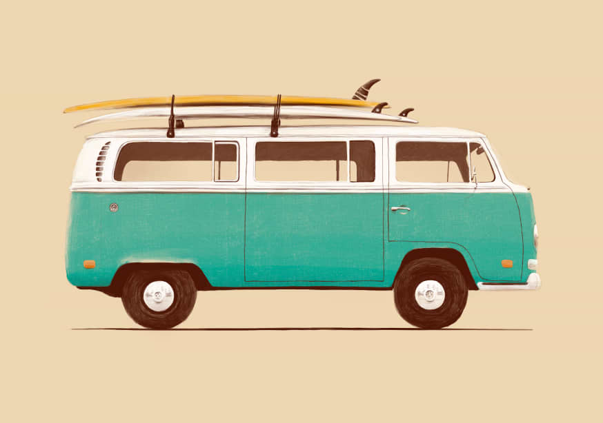 Quadro Blue Van