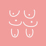 Quadro Boobies Shapes Pink - Obrah | Quadros e Posters para Transformar a Parede