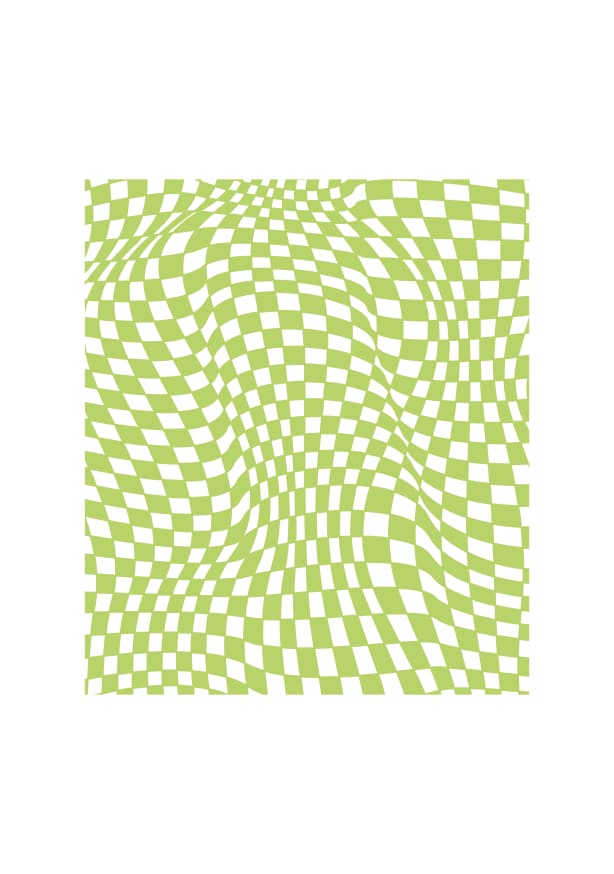 Quadro Checkerboard Pastel Green - Obrah | Quadros e Posters para Transformar a Parede