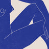 Quadro Closeup Nude Blockprint 1 - Obrah | Quadros e Posters para Transformar a Parede