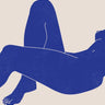 Quadro Closeup Nude Blockprint 4 - Obrah | Quadros e Posters para Transformar a Parede