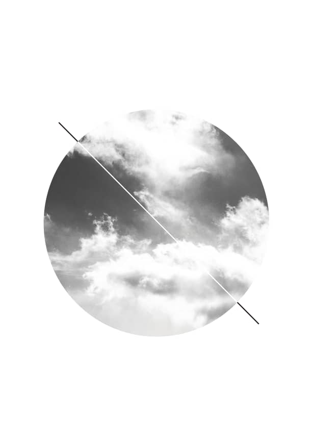 Quadro Clouds Black & White - Obrah | Quadros e Posters para Transformar a Parede