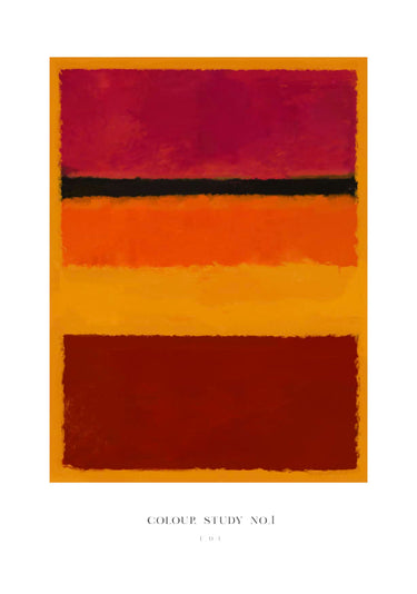 Quadro Colour Study no. 1 - Obrah | Quadros e Posters para Transformar a Parede