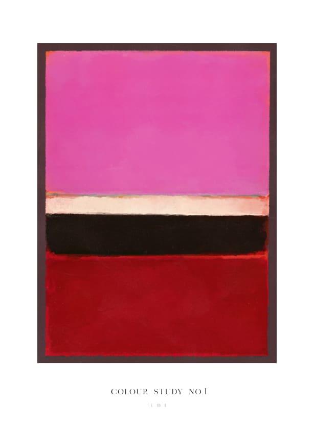 Quadro Colour Study no 2 - Obrah | Quadros e Posters para Transformar a Parede