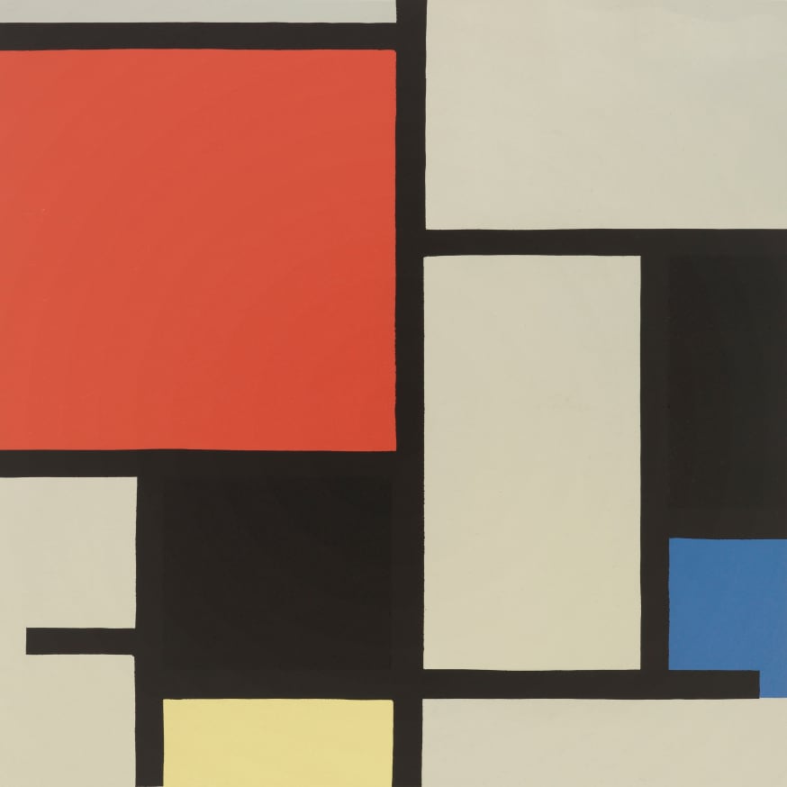 Quadro Composition by Piet Mondrian - Obrah | Quadros e Posters para Transformar a Parede