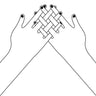Quadro Crossed Hands - Obrah | Quadros e Posters para Transformar a Parede