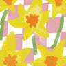 Quadro Daffodils Pink Check - Obrah | Quadros e Posters para Transformar a Parede