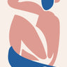 Quadro Deconstructed Blue and Pink Figure - Obrah | Quadros e Posters para Transformar a Parede
