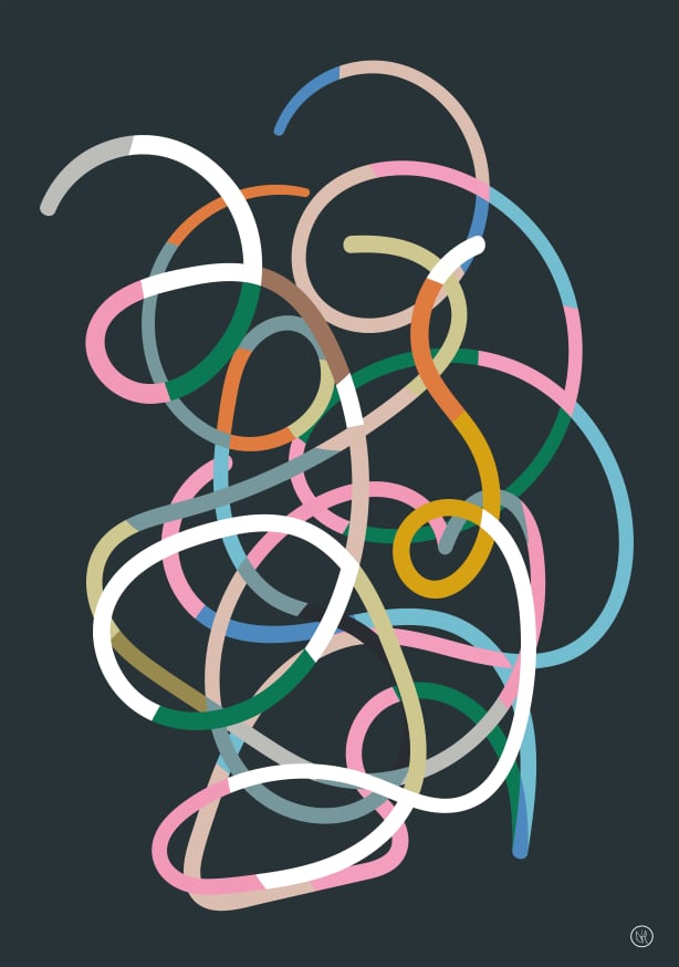 Quadro Lines Abstract