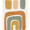 Quadro Earth Tones Abstract Shapes - Obrah | Quadros e Posters para Transformar a Parede