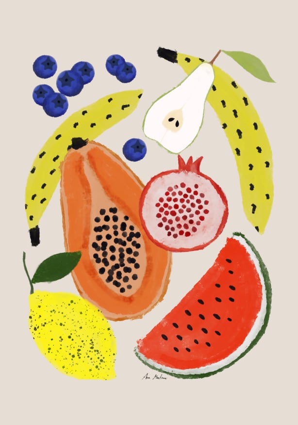 Quadro Fruits - Obrah | Quadros e Posters para Transformar a Parede
