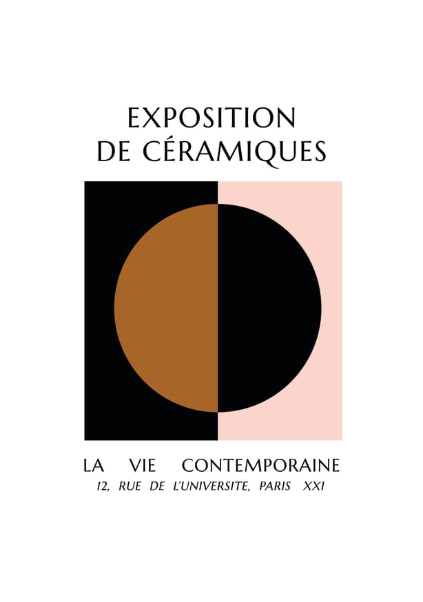 Quadro Exposition de Ceramiques 04 - Obrah | Quadros e Posters para Transformar a Parede