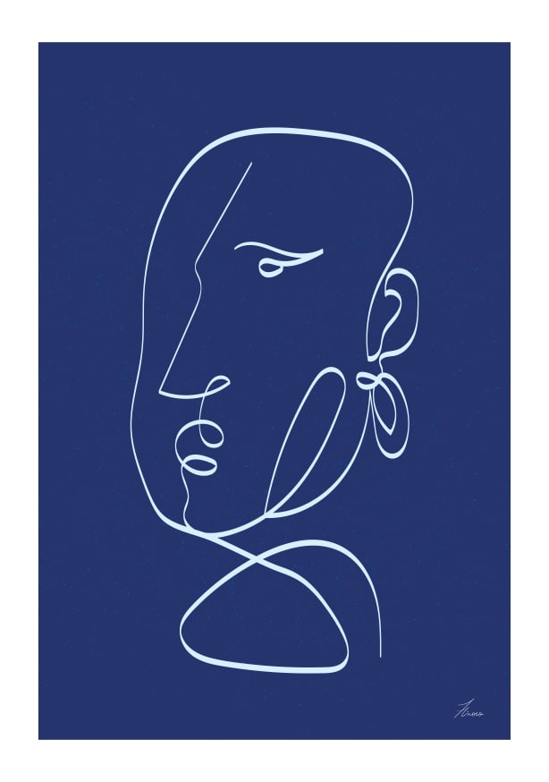 Quadro Faces Bald Mask - Obrah | Quadros e Posters para Transformar a Parede