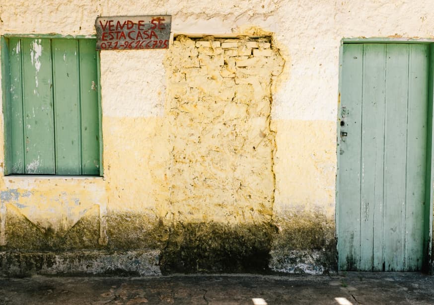 Quadro Fachada do Sertão Amarela - Obrah | Quadros e Posters para Transformar a Parede
