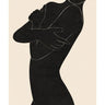 Quadro Female Figure Black and Beige - Obrah | Quadros e Posters para Transformar a Parede
