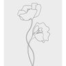 Quadro Flower Line Drawing no. 3 - Obrah | Quadros e Posters para Transformar a Parede