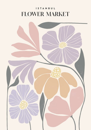 Quadro Flower Market Istanbul - Obrah | Quadros e Posters para Transformar a Parede