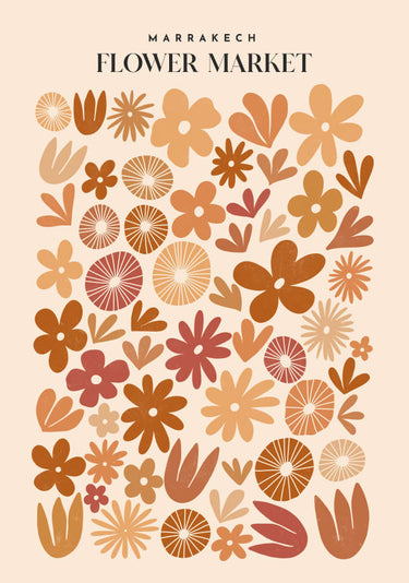 Quadro Flower Market Marrakech - Obrah | Quadros e Posters para Transformar a Parede