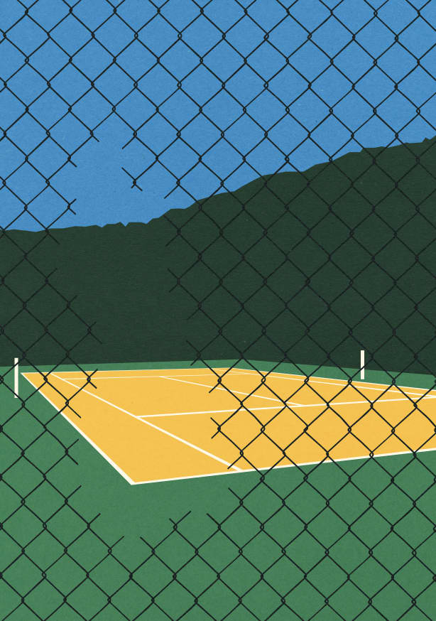 Quadro Forest Hills Tennis Club - Obrah | Quadros e Posters para Transformar a Parede