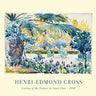 Quadro Garden of the Painter by Henri Edmond Cross - Obrah | Quadros e Posters para Transformar a Parede