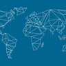 Quadro Geometrical World - Indigo - Obrah | Quadros e Posters para Transformar a Parede