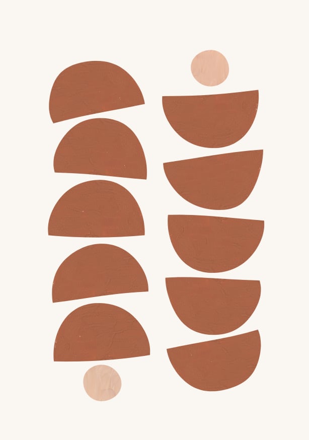 Quadro Geo Terracotta