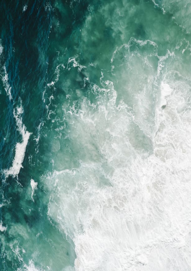 Quadro Green Sea #1