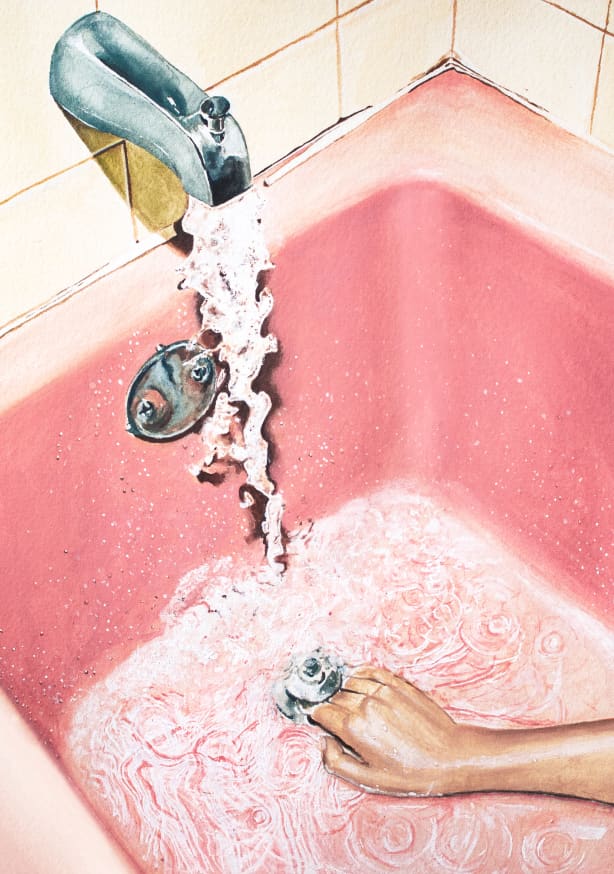 Quadro Pink Bath