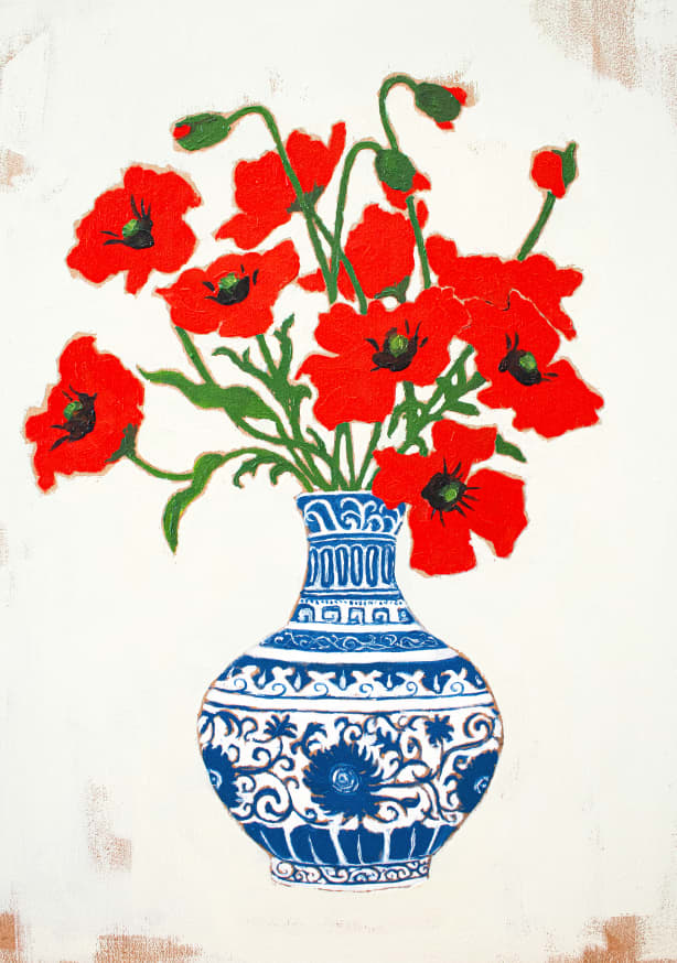 Quadro Red Poppies