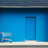 Quadro Left At the Blue Door By Jacqueline Hammer - Obrah | Quadros e Posters para Transformar a Parede