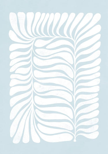 Quadro Light Blue Abstract Botanical - Obrah | Quadros e Posters para Transformar a Parede