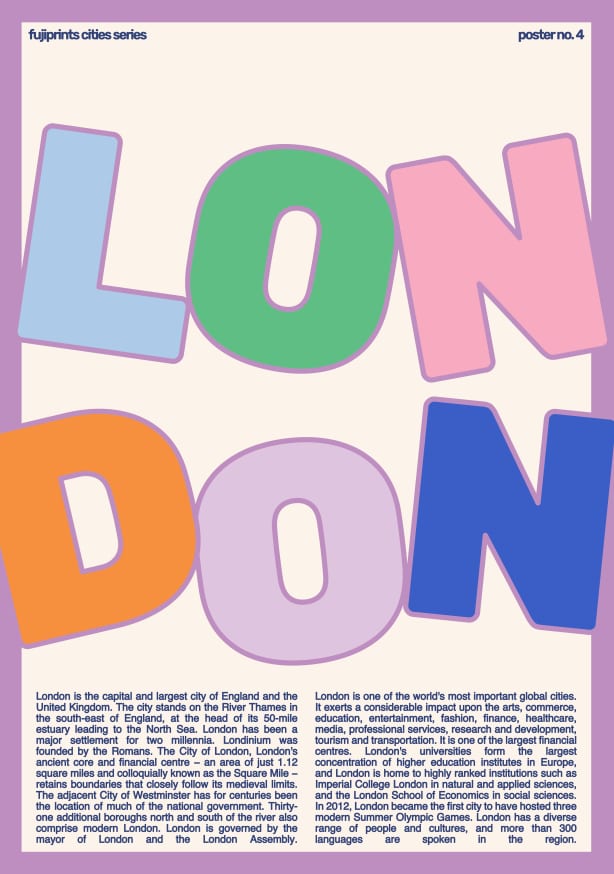Quadro London 1 - Obrah | Quadros e Posters para Transformar a Parede