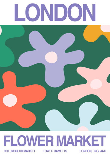 Quadro London Flower Market - Obrah | Quadros e Posters para Transformar a Parede