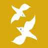 Quadro Love Birds in Mustard - Obrah | Quadros e Posters para Transformar a Parede
