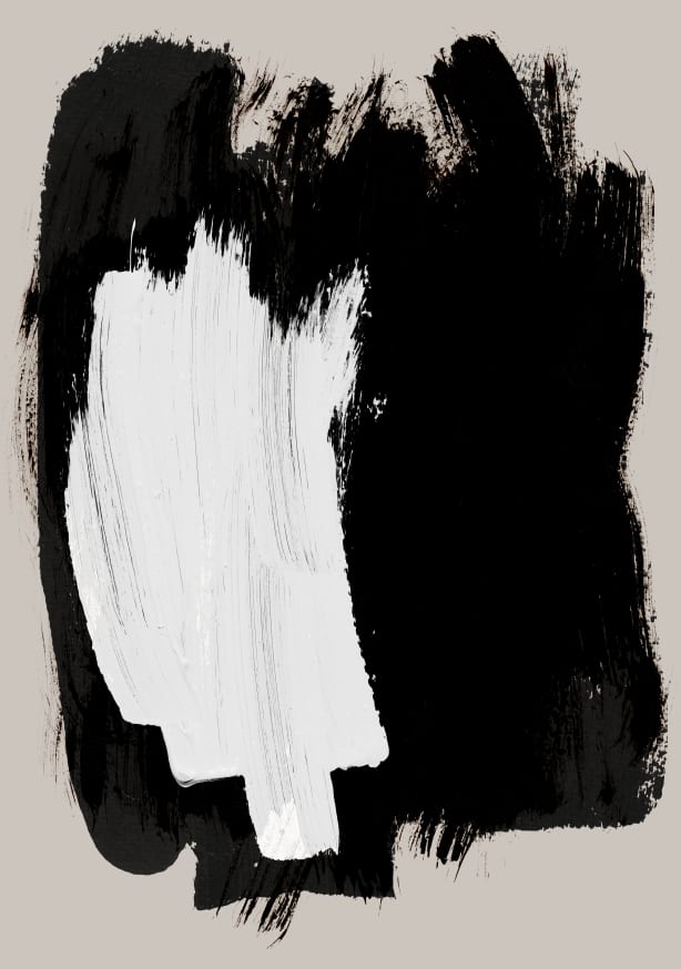 Quadro Abstract Brush Strokes 16