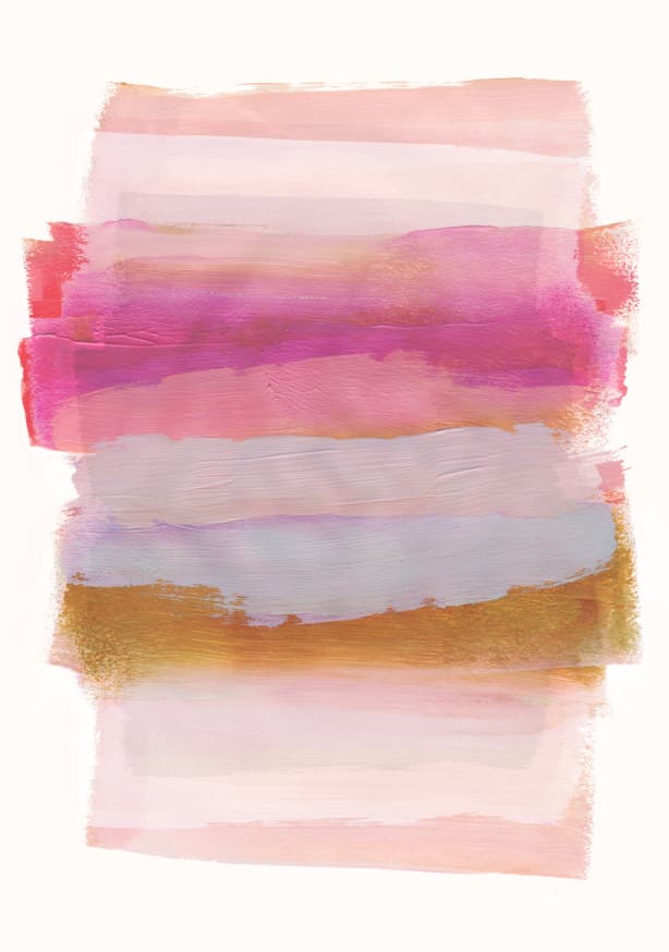 Quadro Abstract Brush Strokes 45