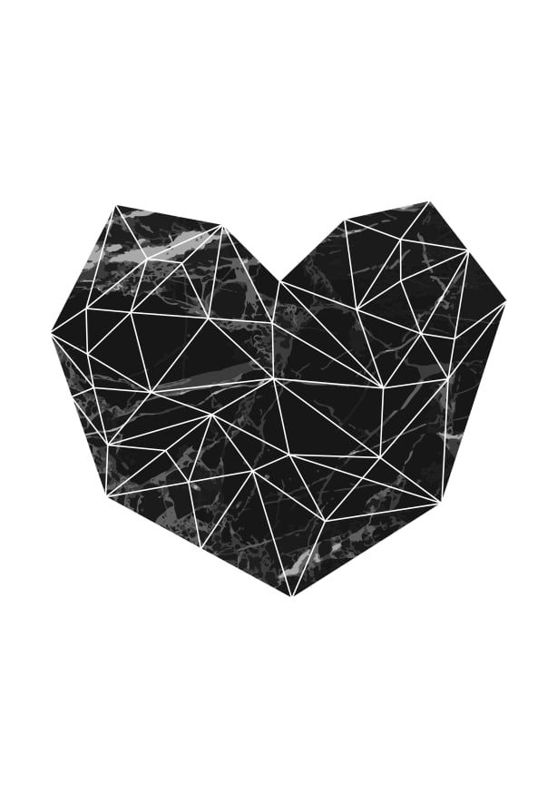 Quadro Marble Heart