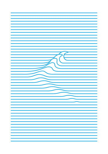 Quadro Maré Ondas - Obrah | Quadros e Posters para Transformar a Parede