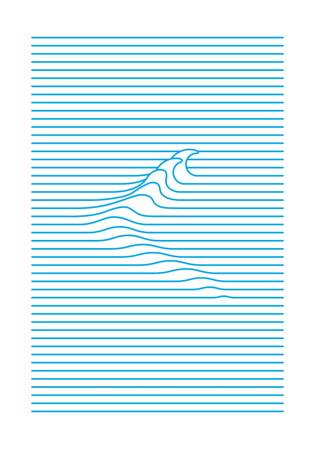 Quadro Maré Ondas - Obrah | Quadros e Posters para Transformar a Parede