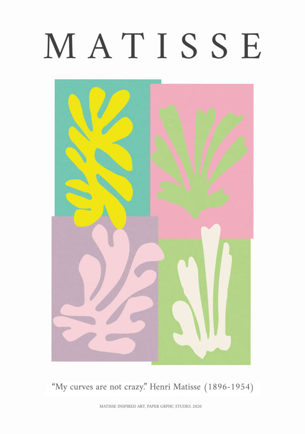 Quadro Matisse Inspired Art 9 - Obrah | Quadros e Posters para Transformar a Parede
