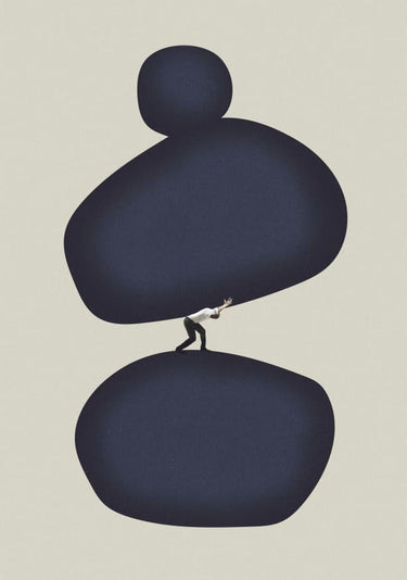 Quadro Weight on my Shoulders - Obrah | Quadros e Posters para Transformar a Parede