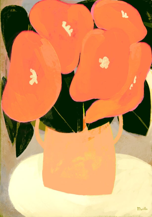 Quadro Fiori Rosa