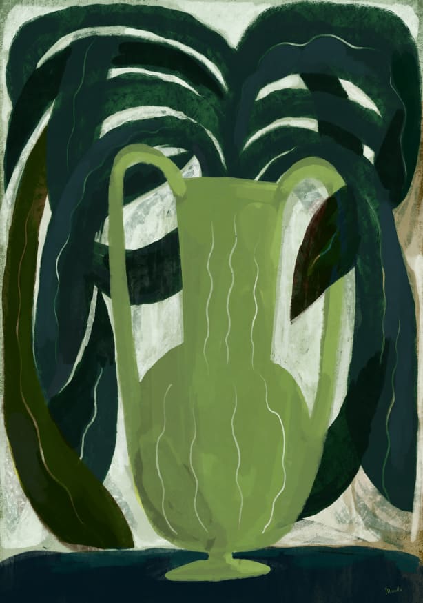 Quadro Il Vaso Verde