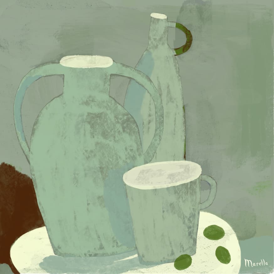 Quadro Tre Olive