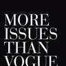 Quadro More Issues Than Vogue Preto - Obrah | Quadros e Posters para Transformar a Parede