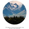 Quadro Motivational Nature Mountain - Obrah | Quadros e Posters para Transformar a Parede